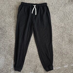Freefly Dark Gray Jogger Pants with White Drawstring